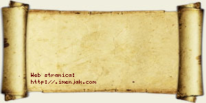 Danica Dačić vizit kartica